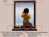 Чтобы ребенок не выпал из окна